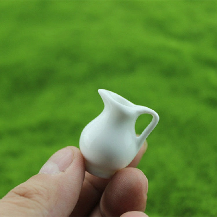3 PCS Doll House Mini Accessories Ceramic Vase, Ceramic Vase