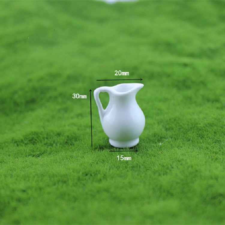 3 PCS Doll House Mini Accessories Ceramic Vase