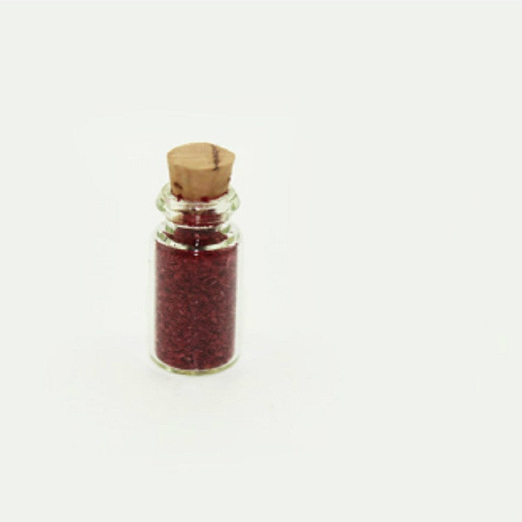 4 PCS / Set Doll House Kitchen Accessories Miniature Glass Food Bottle