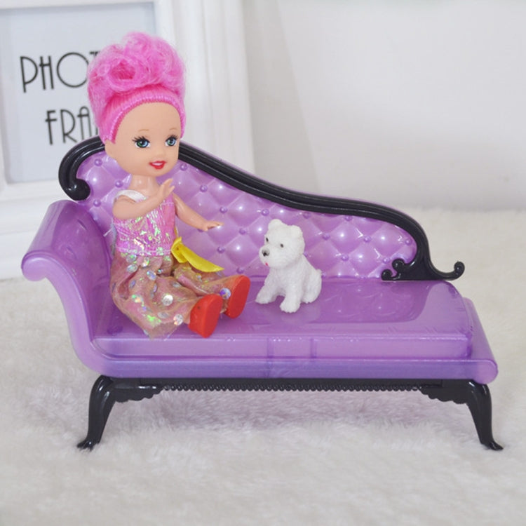 3 PCS Doll Sofa Doll House Furniture Accessories, Doll Sofa