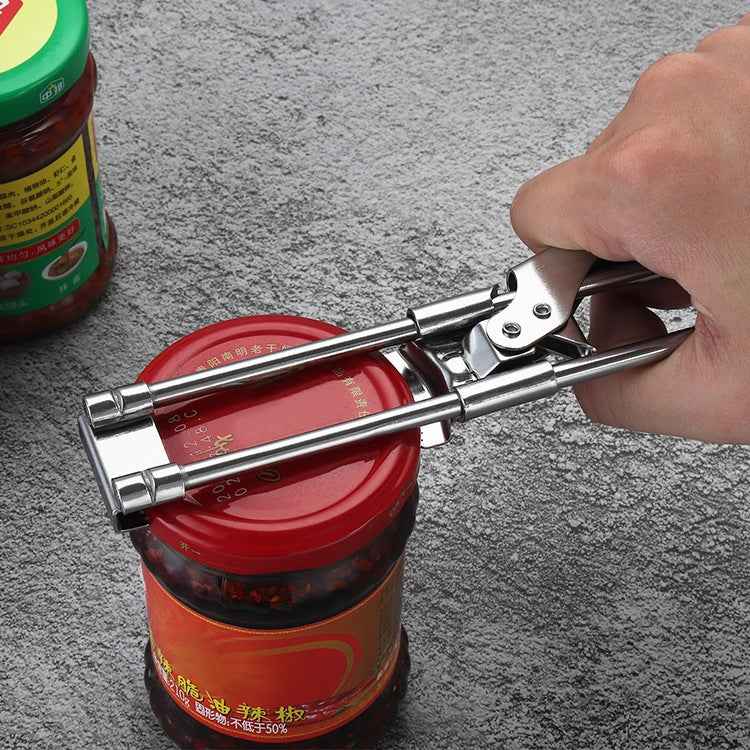 Stainless Steel bottle Opener Adjustable Can Opener Jam Bottle Opener Gadget