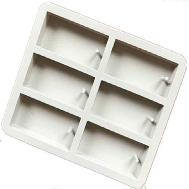 Aromatherapy Wax Handmade Soap Silicone Mold, Six Grid Rectangle, Three Rectangle Three Oval, Six Lattice Rhombus, Three Round Three Ring, Six Lattice Round Key, Two Round Two Square Two Rhombus