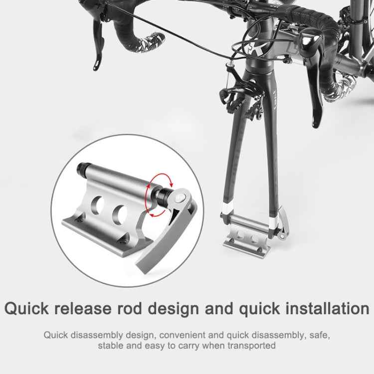 Bicycle Front Fork Fixed Clip Luggage Rack, (Yellow), (Silver), (Black), (Red)