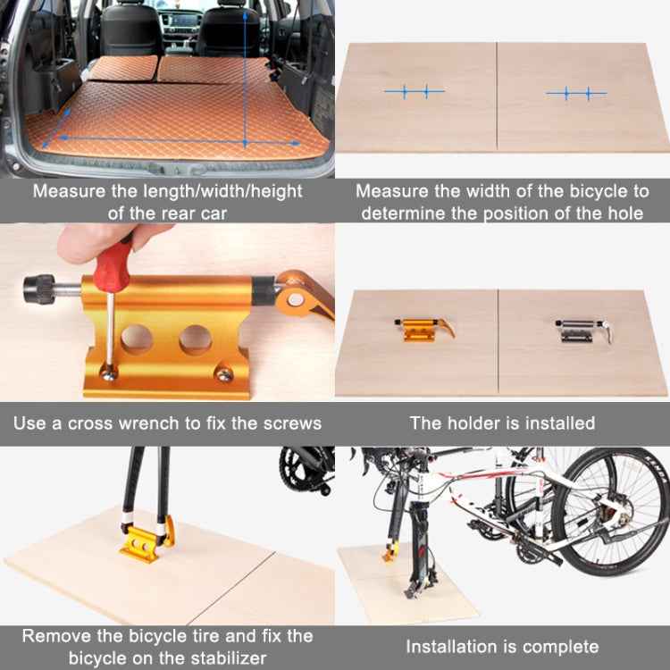 Bicycle Front Fork Fixed Clip Luggage Rack, (Yellow), (Silver), (Black), (Red)