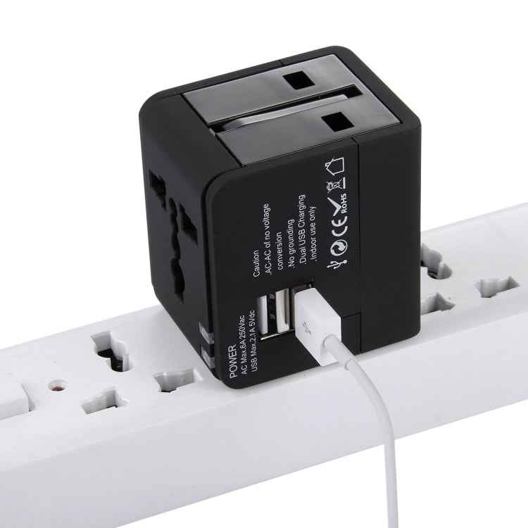 5V 2.1A Dual USB Power Socket Charger Adapter, UK / EU / US / AU Plug
