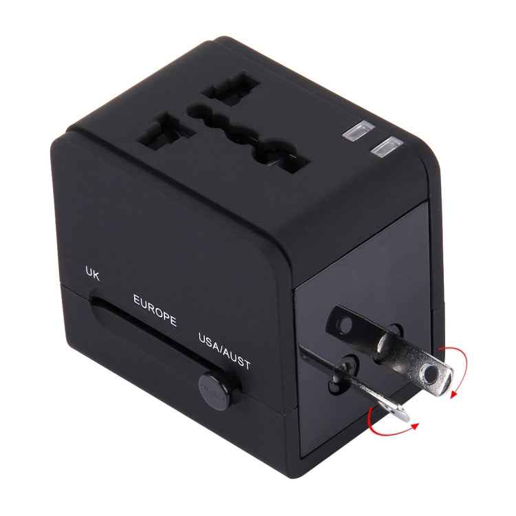 5V 2.1A Dual USB Power Socket Charger Adapter, UK / EU / US / AU Plug