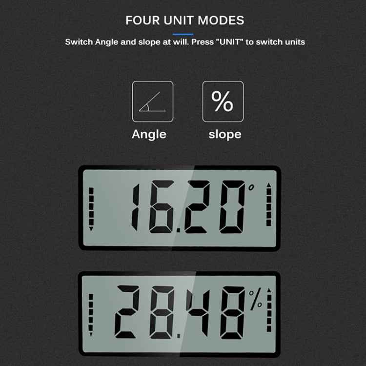 Mini Multi-angle Flip Strong Magnetic Adsorption Angle Ruler Digital Display Inclinometer
