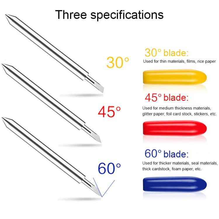 50 PCS 30/45/60 Degrees Sharp and Durable Carving Tools