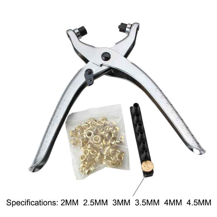 Multifunctional Interchangeable Head Punch Riveting Pliers Compression Eye Forceps