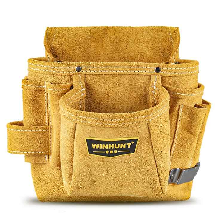 WINHUNT Multi-function Thicken Cowhide Electrical Hardware Tool Bag Repair Pocket