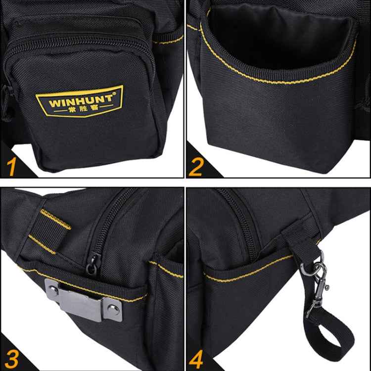 WINHUNT A Type Multi-function Canvas Electrical Hardware Tool Bag Repair Pocket