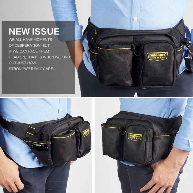 WINHUNT A Type Multi-function Canvas Electrical Hardware Tool Bag Repair Pocket