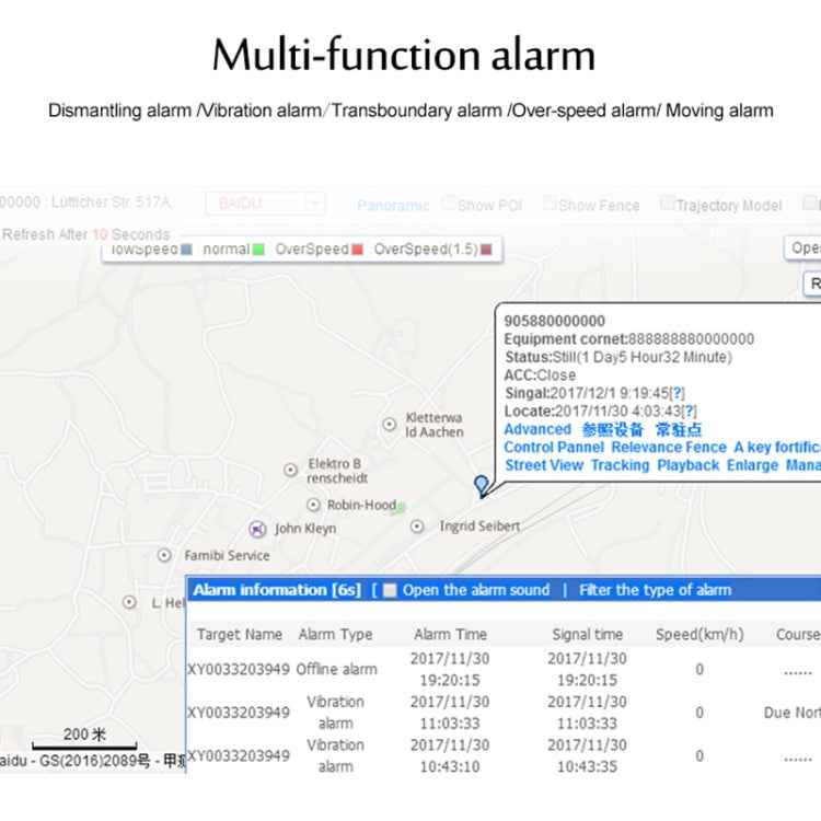 TK108 2G 4PIN Realtime Car Truck Vehicle Tracking GSM GPRS GPS Tracker, Support AGPS with Relay and Battery