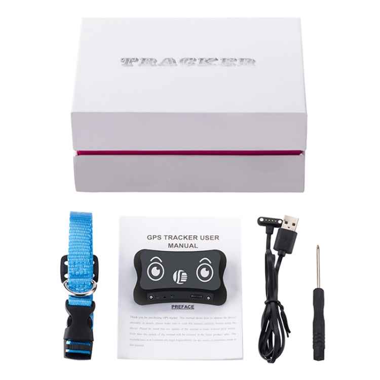 TK200 2G IP67 Waterproof GPS / GPRS / GSM Personal / Goods / Pet / Bag Locator Pet Collar Real-time Tracking Device