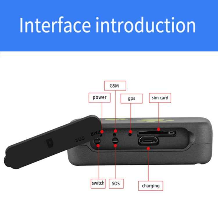 TK203 4G GPS / GPRS / GSM Personal / Goods / Pet / Bag Locator Pet Collar Real-time Tracking Device