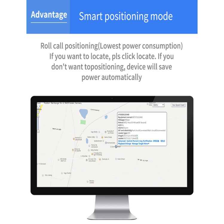TK203 4G GPS / GPRS / GSM Personal / Goods / Pet / Bag Locator Pet Collar Real-time Tracking Device