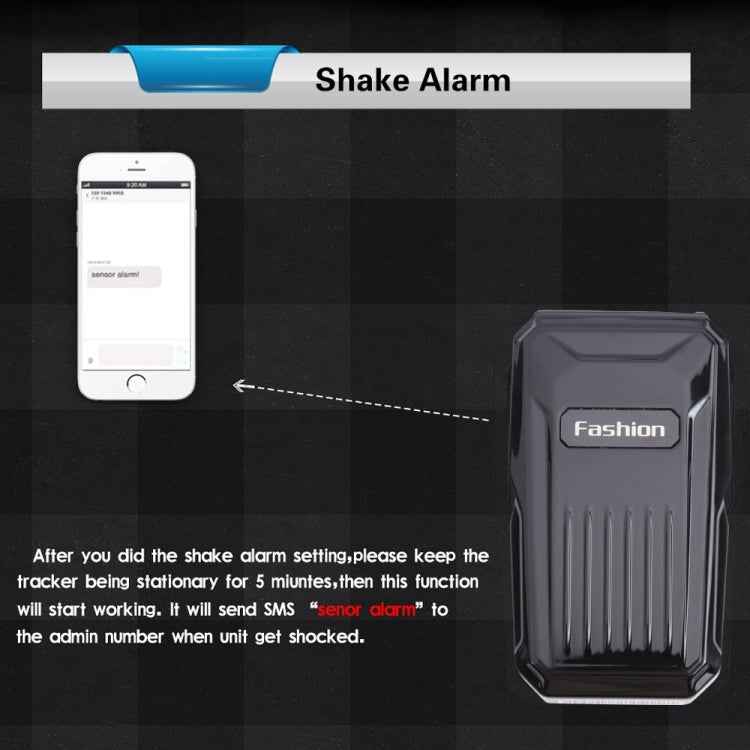 KH-X1 Mini Waterproof Magnetic GPS / GSM / GPRS Quad Band Realtime Car Tracker, Built-in Long Life Battery, Shark Alarm, Movement Alarm, Remotely Voice Monitor, Geo-fence