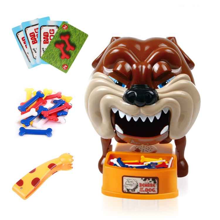 Tricky Funny Toy Family Game Bone Stealing Hand Biting Bad Dog