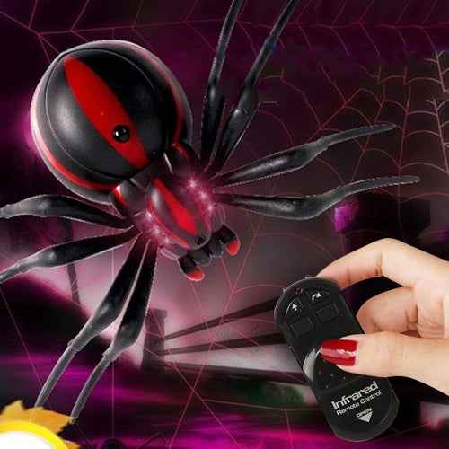 Tricky Funny Toy Infrared Remote Control Scary Creepy Spider, Size: 16*10cm, Spider1