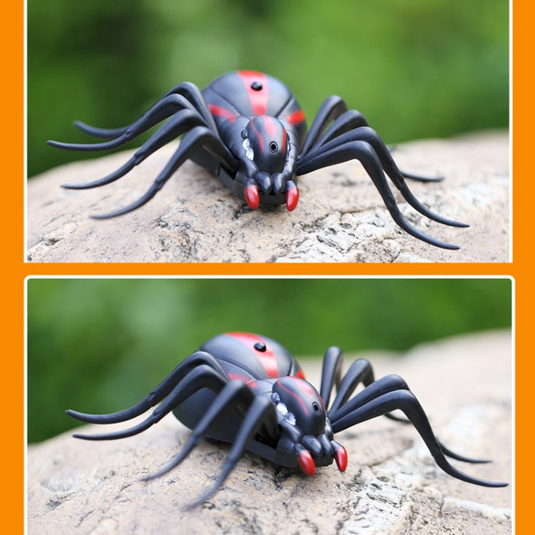 Tricky Funny Toy Infrared Remote Control Scary Creepy Spider, Size: 16*10cm, Spider1