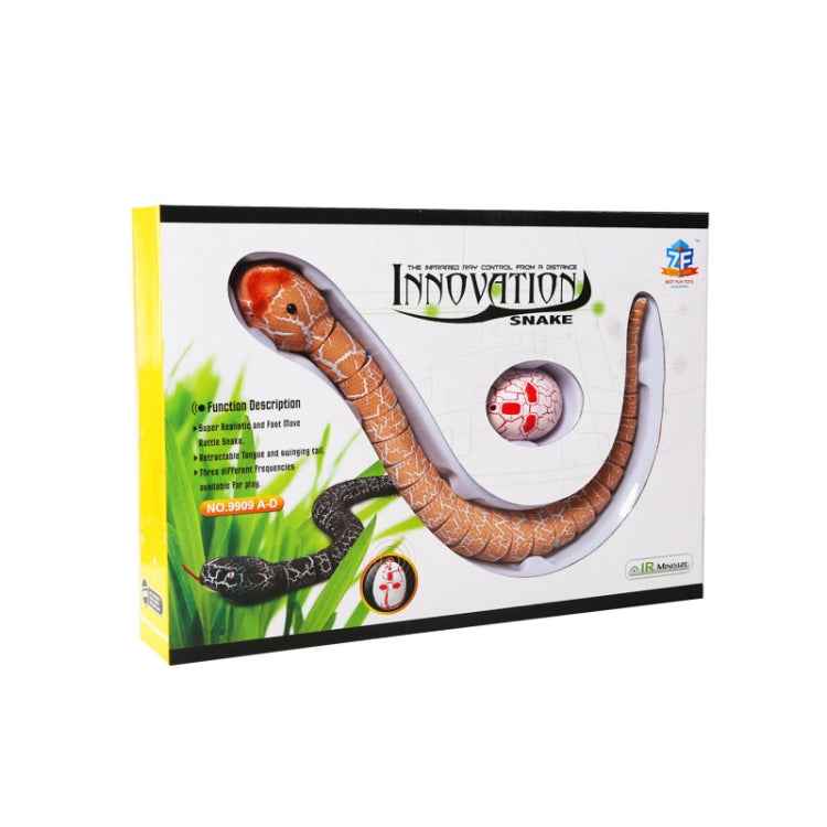 Tricky Funny Toy Infrared Remote Control Scary Creepy Snake, Size: 38*3.5cm, Snake (Green), Snake (White), Snake (Black), Snake (Orange)