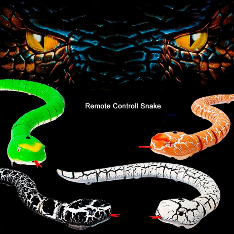 Tricky Funny Toy Infrared Remote Control Scary Creepy Snake, Size: 38*3.5cm, Snake (Green), Snake (White), Snake (Black), Snake (Orange)