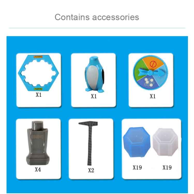 Family Game Penguin Trap Ice Breaking Saving Penguin, Random Package Delivery