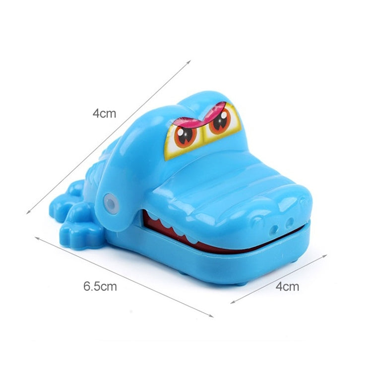 3 PCS Cartoon Mini Crocodile Bite Hand Novelty Tricky Toys, Random Color Delivery, Mini Crocodile