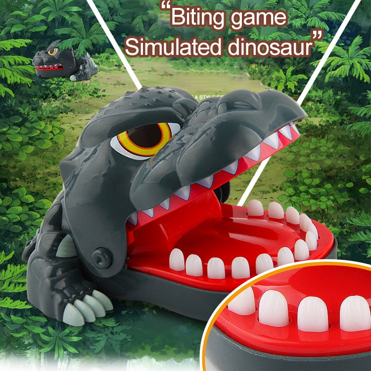 Cartoon Creative Dinosaur Shape Bite Hand Novelty Tricky Toys, Dinosaur