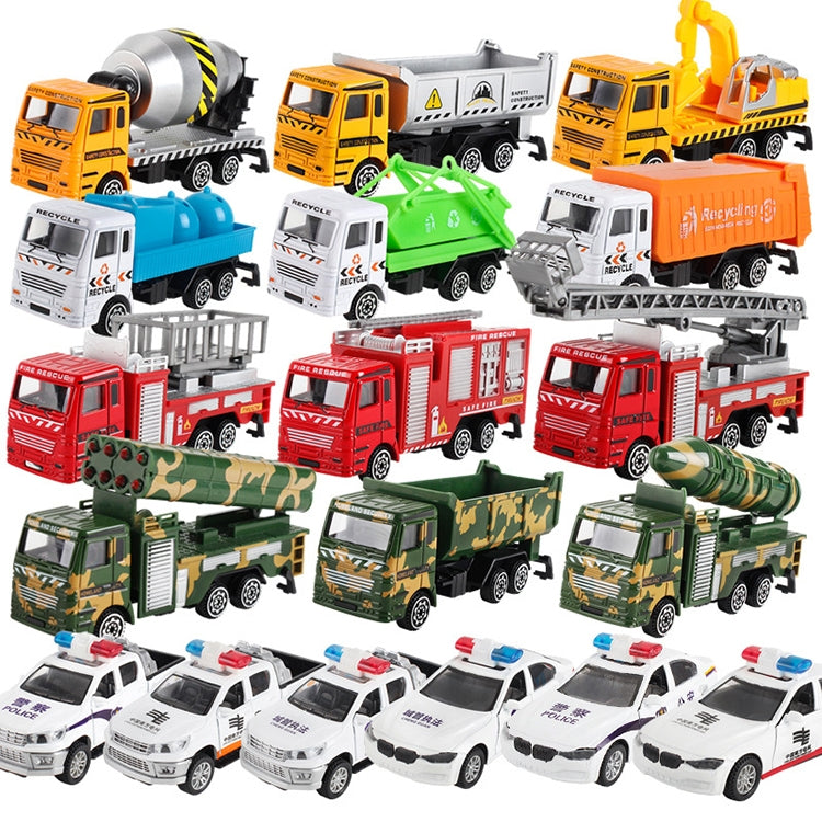 3 PCS Model Car Toy Construction Engineering Vehicles, Random Style Delivery, 3 PCS Model Car Toy