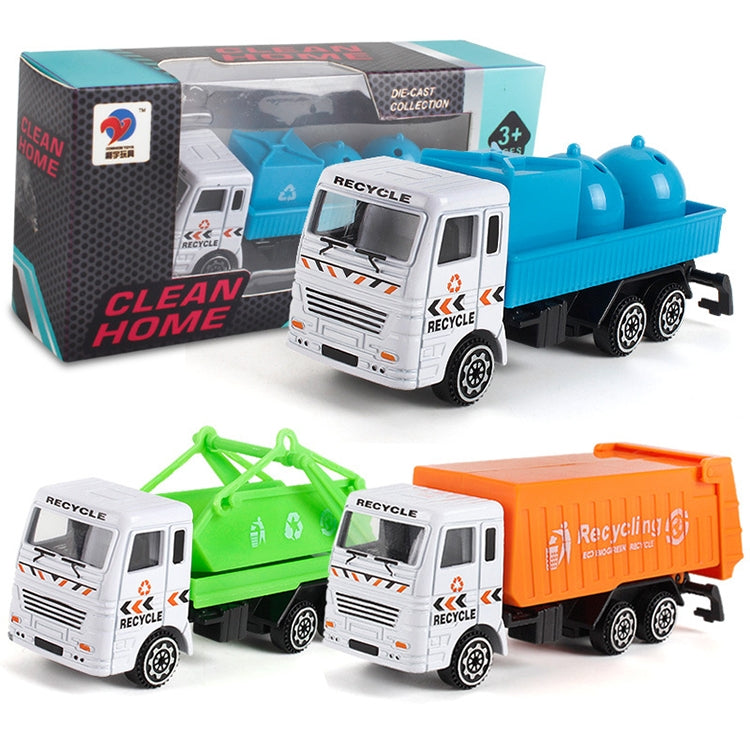 3 PCS Model Car Toy Construction Engineering Vehicles, Random Style Delivery, 3 PCS Model Car Toy