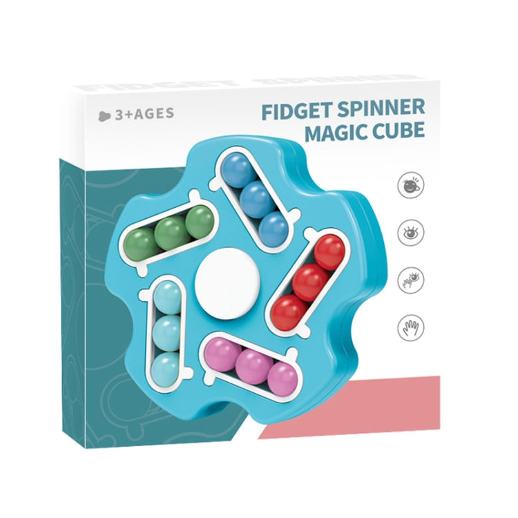 Double Sided Finger Magic Bean Cube Toy Children Intelligence Fingertip Spinning Top, 633-117P