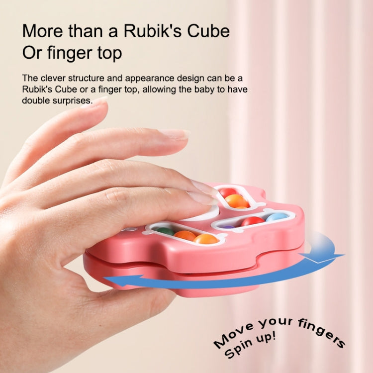 Double Sided Finger Magic Bean Cube Toy Children Intelligence Fingertip Spinning Top, 633-117P