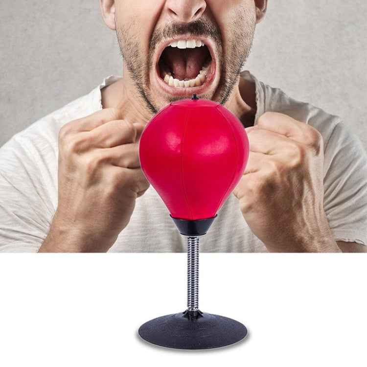 Desktop Punching Ball Stress Relief Buster Speed Fitness Vertical Boxing Ball with Suction Holder
