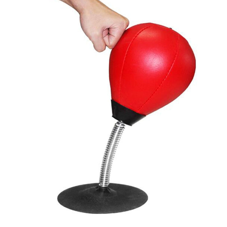 Desktop Punching Ball Stress Relief Buster Speed Fitness Vertical Boxing Ball with Suction Holder, HW-1102