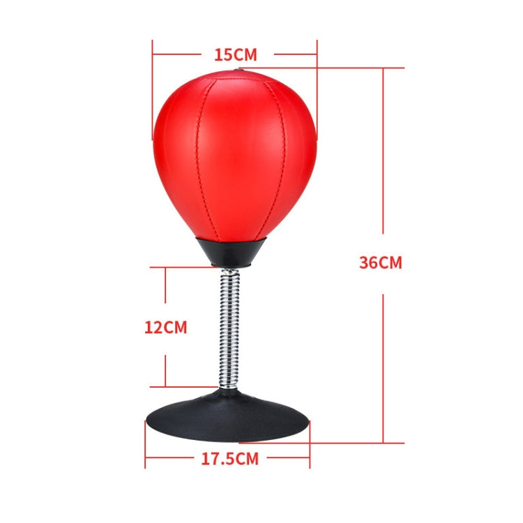 Desktop Punching Ball Stress Relief Buster Speed Fitness Vertical Boxing Ball with Suction Holder, HW-1102