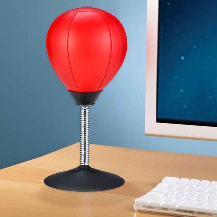 Desktop Punching Ball Stress Relief Buster Speed Fitness Vertical Boxing Ball with Suction Holder