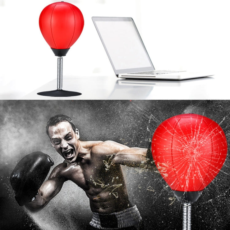 Desktop Punching Ball Stress Relief Buster Speed Fitness Vertical Boxing Ball with Suction Holder, HW-1102