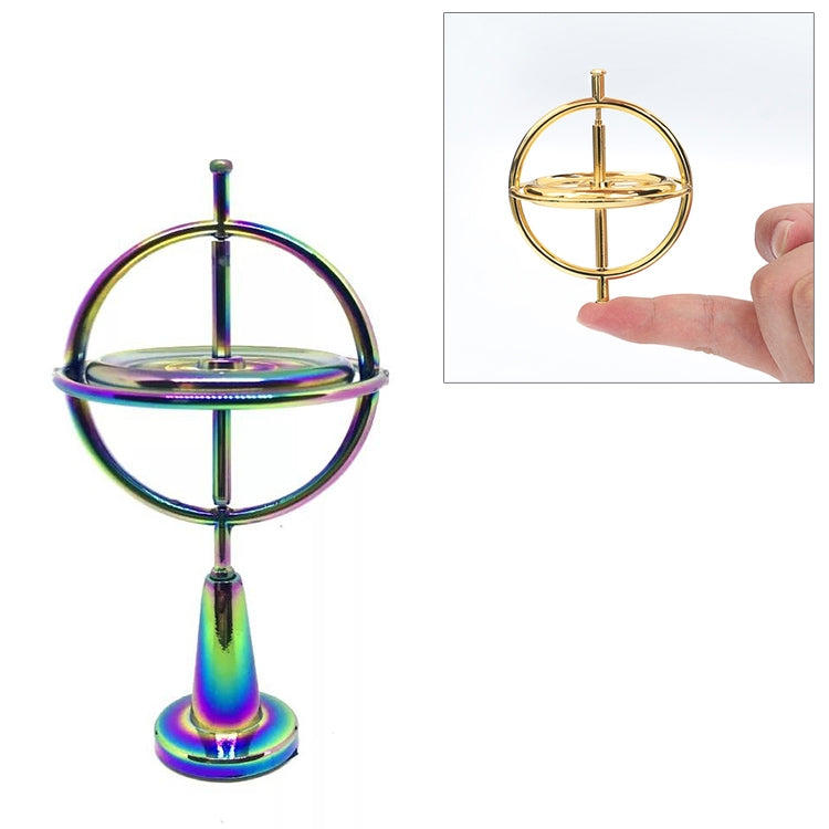 Decompression Toy Zinc Alloy Fingertip Gyroscope with Magnetic Base