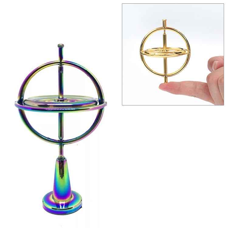Decompression Toy Zinc Alloy Fingertip Gyroscope with Magnetic Base