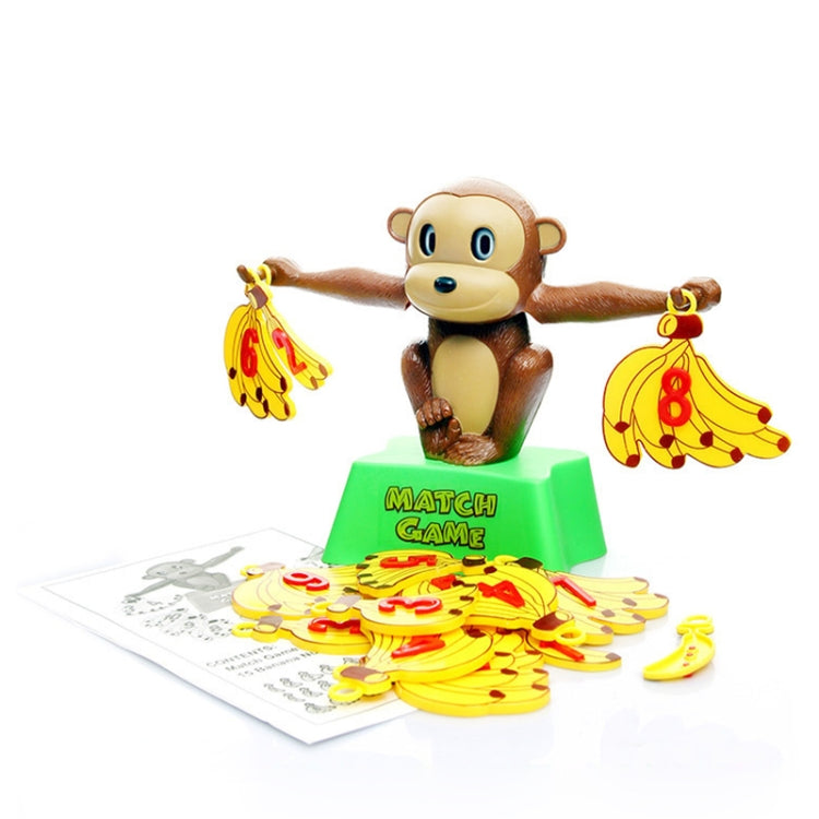 Monkey Banana Match Game Balance Scale Educational Toy for Children, Digital Balance