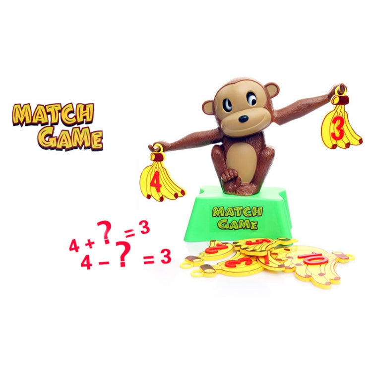 Monkey Banana Match Game Balance Scale Educational Toy for Children, Digital Balance