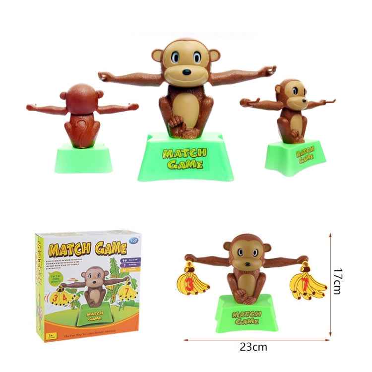 Monkey Banana Match Game Balance Scale Educational Toy for Children