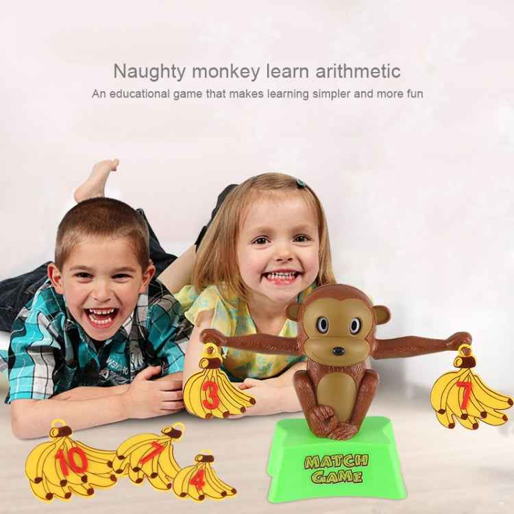 Monkey Banana Match Game Balance Scale Educational Toy for Children