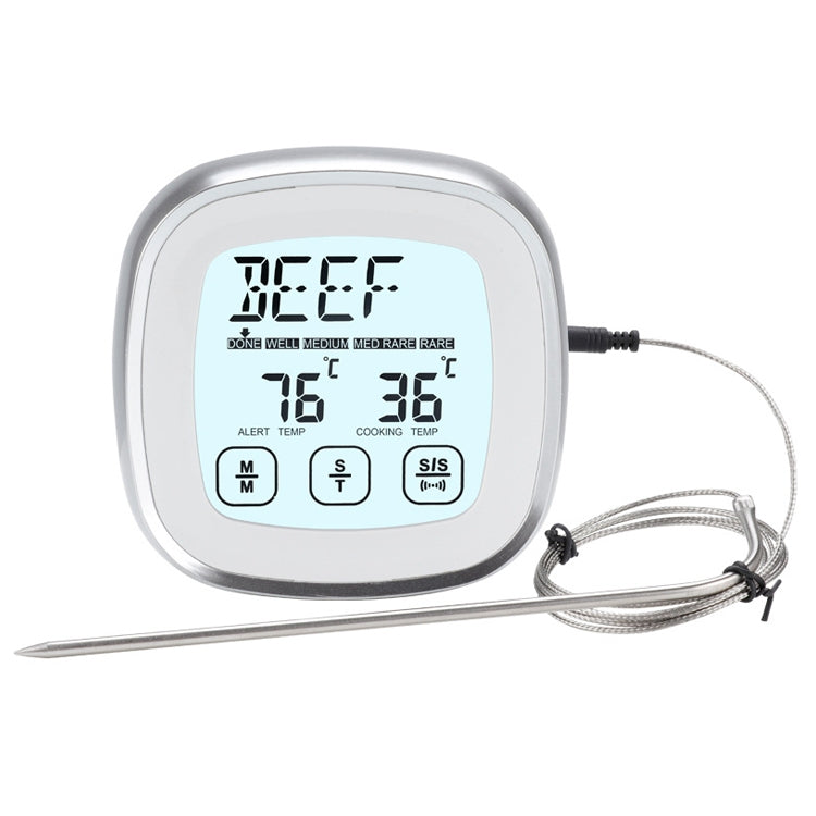 TS-BN53-A Digital Kitchen Food Cooking BBQ Wireless Touch Screen Thermometer with Timer & Alarm, TS-BN53-A