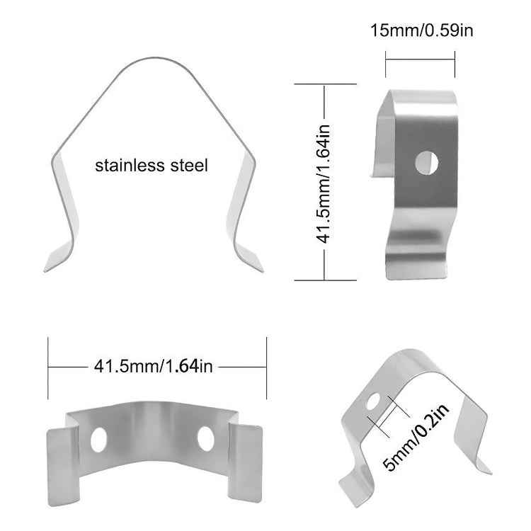 10 PCS Home Kitchen BBQ Grill Probe Holder, Specification: Single Hole Probe Holder