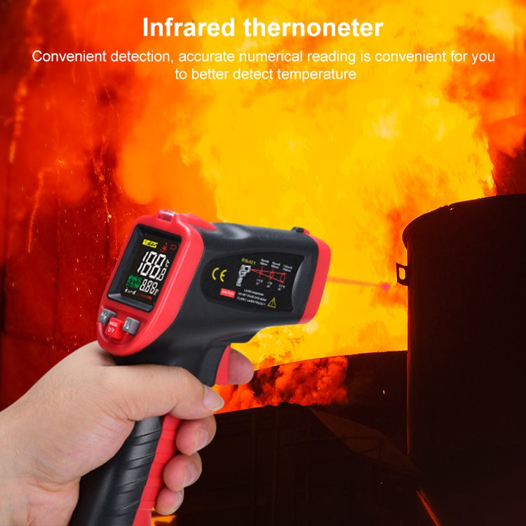 Wintact WT323A -50 Degree C~650 Degree C Handheld Portable Outdoor Non-contact Digital Infrared Thermometer