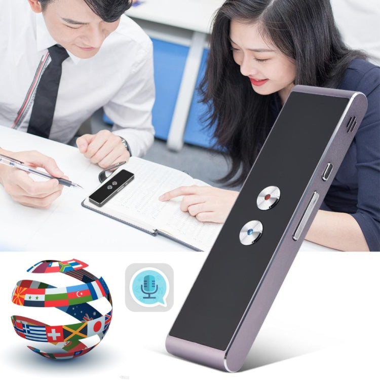 T8+ Portable Smart Voice Translator Smart Business Travel Real Time AI Translator Translation Machine 40 Languages Translator
