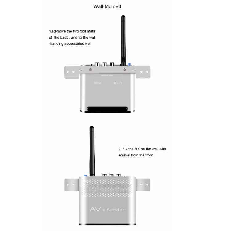 Measy AV220-2 2.4GHz Wireless Audio / Video Transmitter + 2 Receiver, Transmission Distance: 200m