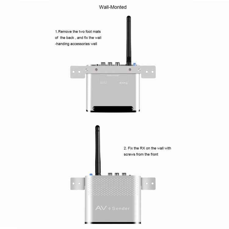Measy AV530-2 5.8GHz Wireless Audio / Video Transmitter + 2 Receiver, Transmission Distance: 300m, US Plug